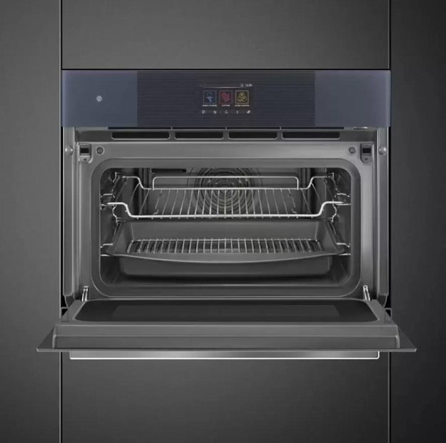 Компактный духовой шкаф с пароваркой шкаф Smeg SO4104APG (фото 4) Компактный духовой шкаф с пароваркой шкаф Smeg SO4104APG (preview 4)