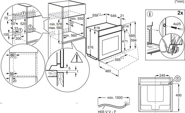 Духовой шкаф AEG OS6PB631AB (preview 6)