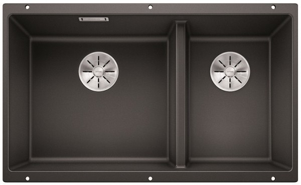Мойка Blanco SUBLINE 430/270-U с отводной арматурой InFino® антрацит (фото 1) Мойка Blanco SUBLINE 430/270-U с отводной арматурой InFino® антрацит (preview 1)