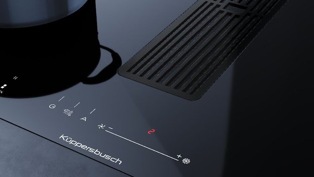 Варочная панель с вытяжкой Kuppersbusch KMI 8590.0 SR Black Chrome (preview 7)