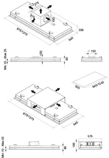 Встраиваемая вытяжка FALMEC STELLA PLUS IS.90 STAINLESS STEEL (фото 4) Встраиваемая вытяжка FALMEC STELLA PLUS IS.90 STAINLESS STEEL (preview 4)