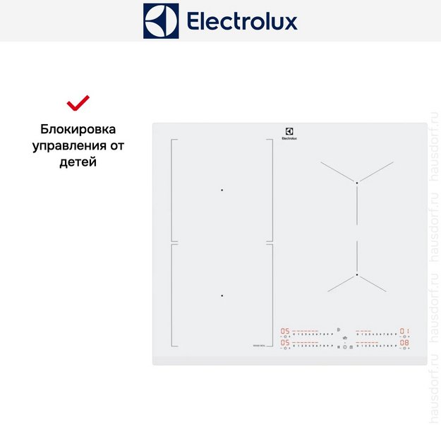 Варочная панель Electrolux CIS62450FW (фото 3) Варочная панель Electrolux CIS62450FW (preview 3)