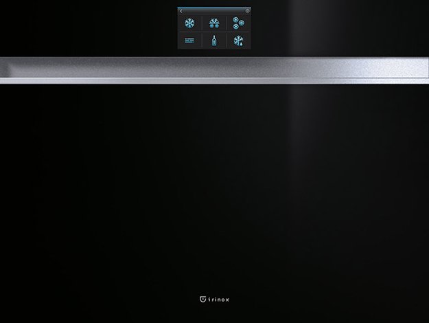 Встраиваемый шкаф шоковой заморозки Irinox Freddy 45 HF452350002 (черное стекло/анодированная сталь) (preview 1)