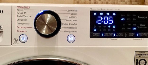 Стирально-сушильная машина LG F1296CDS0X (video 3)