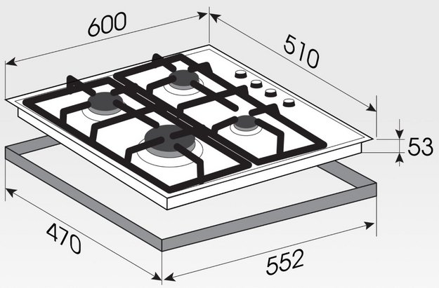 Варочная панель Zigmund Shtain MN 84.61 S (preview 2)