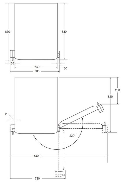 Холодильник для шуб Graude PK 70.0 B (preview 9)