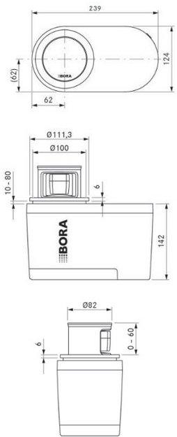 Встраиваемый вакуумный упаковщик BORA QVACAB (фото 10) Встраиваемый вакуумный упаковщик BORA QVACAB (preview 10)