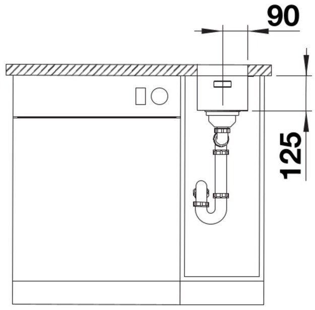 Мойка BLANCO SOLIS 180-U нержавеющая сталь (preview 5)