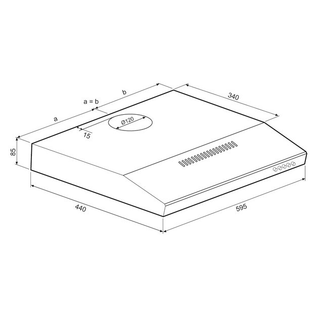 Встраиваемая вытяжка KRONA JILLIAN 600 inox PB (preview 13)