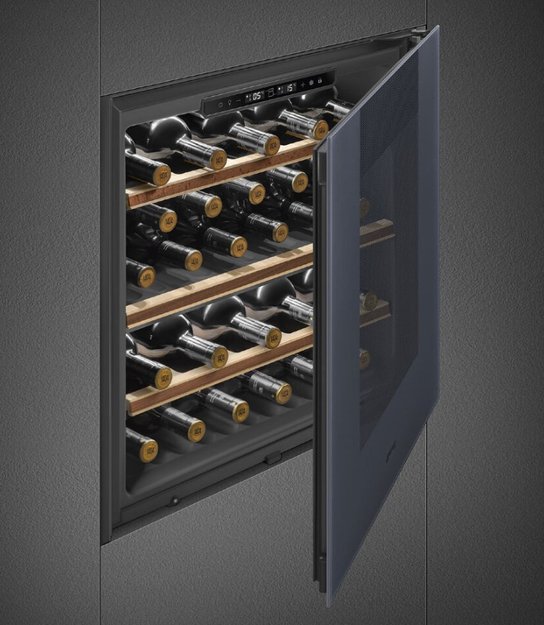 Встраиваемый холодильный шкаф для вина Smeg CVI129G (preview 3)