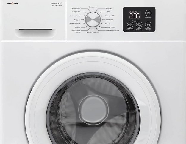 Стиральная машина KRONA ITTER WHITE 1000 6K WM (preview 7)