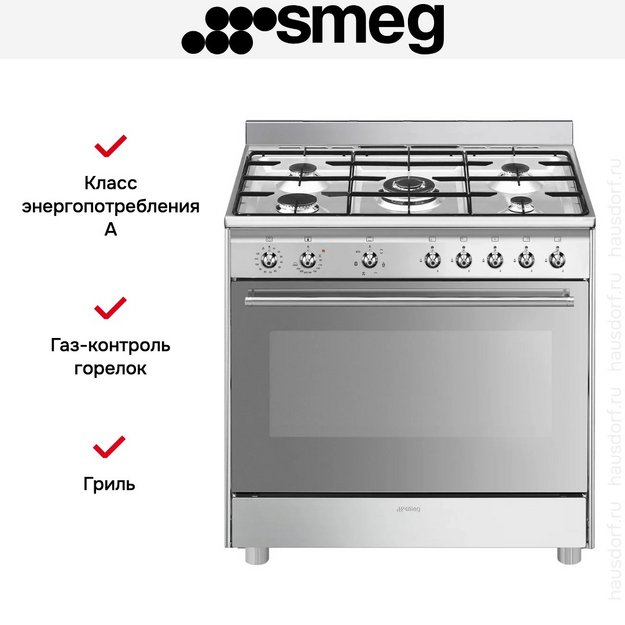 Варочный центр Smeg SX91GM (preview 2)