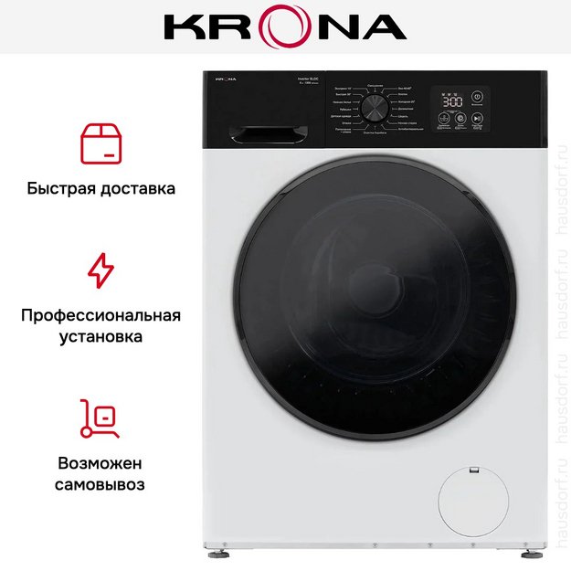 Стиральная машина KRONA RHENE WHITE 1000 6K WM (preview 16)