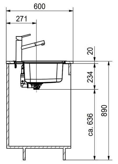 Мойка Franke BCX 610-42 TL сталь (фото 4) Мойка Franke BCX 610-42 TL сталь (preview 4)