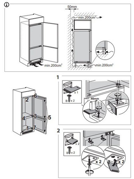 Встраиваемый холодильник Franke FCB 360 V NE D (preview 4)