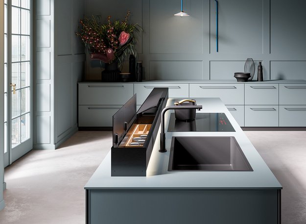 Система хранения Falmec MONOLITH 60 VETRO NERO KACL.454#NF (preview 4)