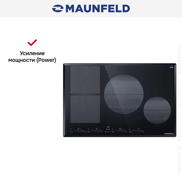 Индукционная варочная панель Maunfeld CVI804SFDGR (preview 8)