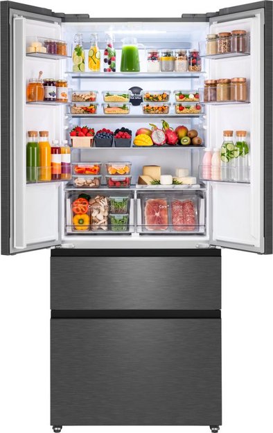 Отдельностоящий холодильник Weissgauff WFD 450 Built-in Inverter NoFrost Dark Inox (preview 5)
