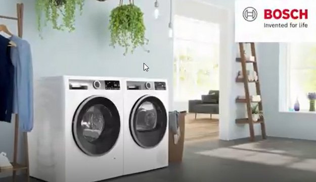 Сушильная машина Bosch WQG1420XME (video 3)