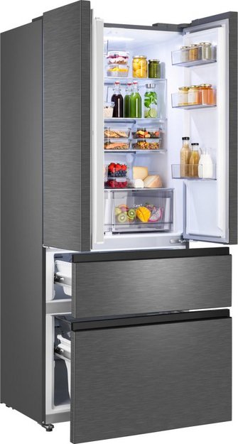 Отдельностоящий холодильник Weissgauff WFD 450 Built-in Inverter NoFrost Dark Inox (preview 8)