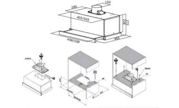 Встраиваемая кухонная вытяжка MAUNFELD TS Touch 60 черный (preview 15)