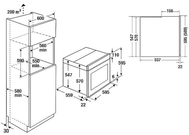 Духовой шкаф с паром Kuppersbusch BD 6340.0 S5 Black Velvet (preview 4)