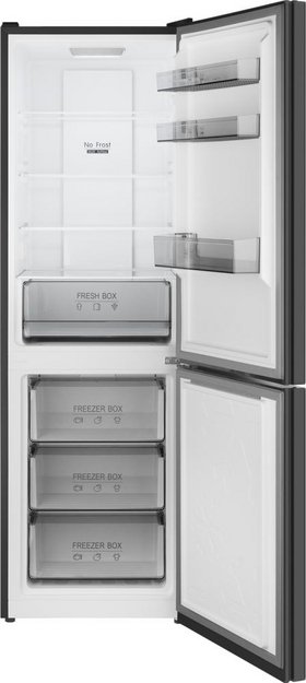 Отдельностоящий холодильник с инвертором Weissgauff WRK 185 Total NoFrost Inverter Black Glass (preview 2)