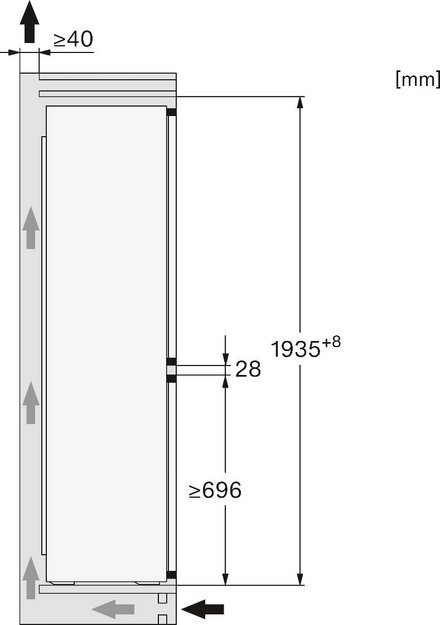 Встраиваемый холодильник Miele KFN 7934 D (preview 8)