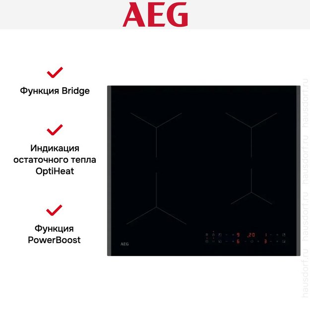 Варочная панель AEG TN64IA00FB (фото 2) Варочная панель AEG TN64IA00FB (preview 2)