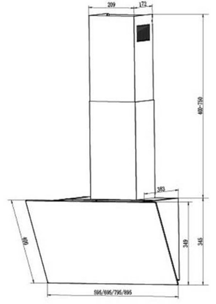 Вытяжка Faber VELA BK 60 (preview 10)
