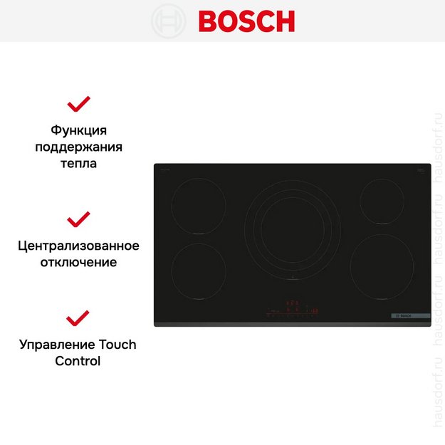 Индукционная варочная панель Bosch PIV931HC1E (preview 6)