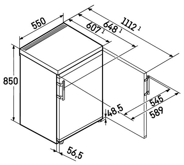 Холодильник Liebherr Rdgd 1400 Pure (preview 12)