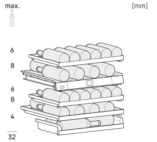 Встраиваемый винный шкаф Liebherr UWpri 3662 Vinidor Selection (preview 7)