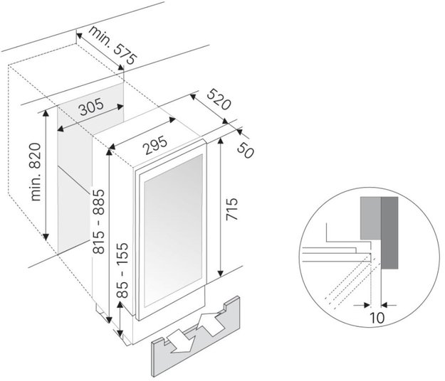 Встраиваемый винный шкаф Kuppersbusch FWKU 1531.0 S (preview 8)