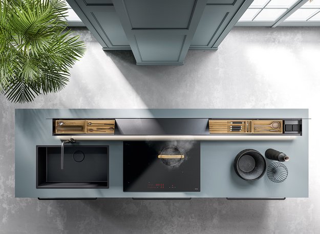 Система хранения Falmec MONOLITH 90 VETRO NERO KACL.455#NF (preview 3)