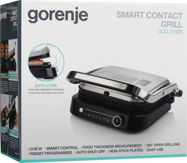 Контактный гриль Gorenje GCG2100S (фото 15) Контактный гриль Gorenje GCG2100S (preview 15)
