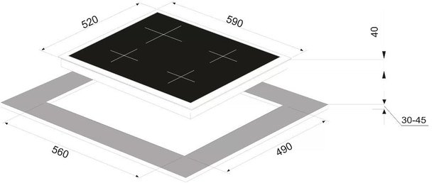 Варочная панель Zigmund Shtain MN 222.61 B (фото 3) Варочная панель Zigmund Shtain MN 222.61 B (preview 3)