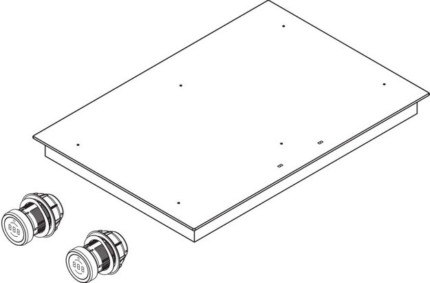 Варочная панель с вытяжкой и установочным комплектом BORA PKAS3FIT (1x PKAS3, 1x PKFI3, 1x PKT3, 1x EFBV90, 1x EF375, 1x EFV) (preview 10)