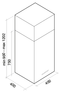 Вытяжка Falmec Mira Isola 40 White (800) ECP (preview 6)