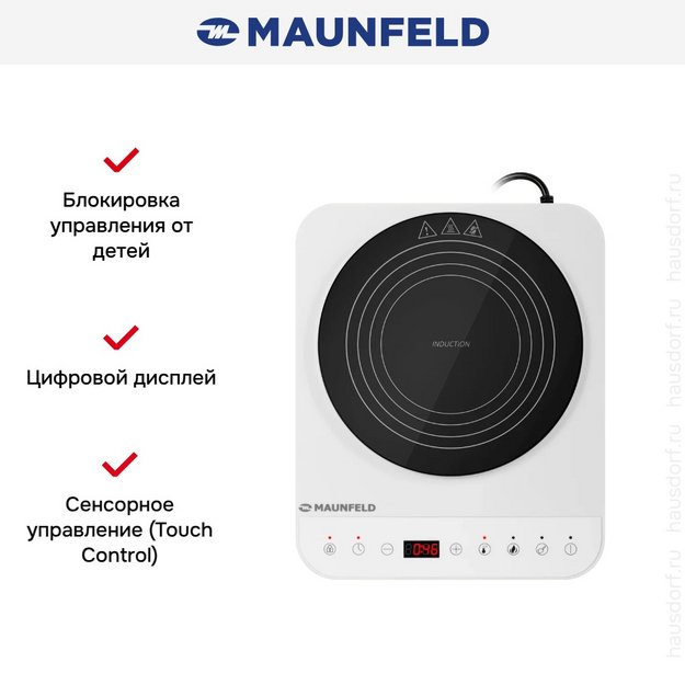 Настольная плитка Maunfeld EFI271TWH (preview 7)