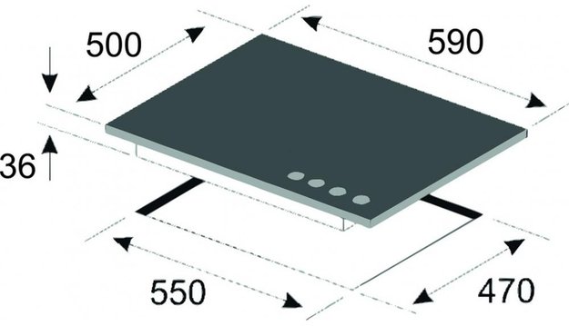 Варочная панель Kaiser KG 6325 Em Sil Turbo (preview 6)