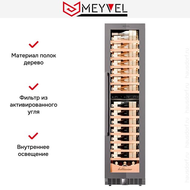 Винный шкаф Meyvel MV106-KST2 Узкий (Slim) (preview 10)