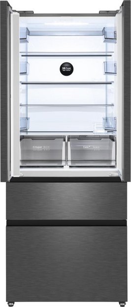 Отдельностоящий холодильник Weissgauff WFD 450 Built-in Inverter NoFrost Dark Inox (preview 3)