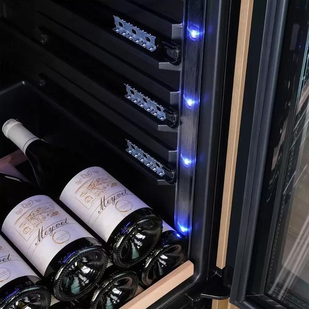 Винный шкаф Meyvel MV163PRO-KBT2 (Натуральный бук) (фото 11) Винный шкаф Meyvel MV163PRO-KBT2 (Натуральный бук) (preview 11)