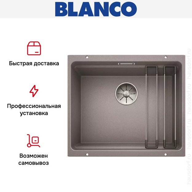 Мойка Blanco ETAGON 500-U SILGRANIT PuraDur алюметаллик (фото 10) Мойка Blanco ETAGON 500-U SILGRANIT PuraDur алюметаллик (preview 10)