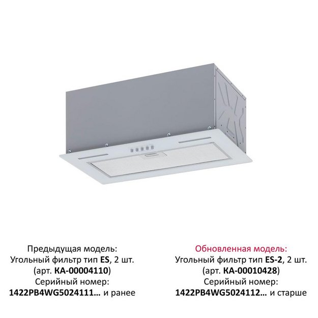 Встраиваемая вытяжка KRONA WERMUT 500 DN WHITE PB (preview 2)