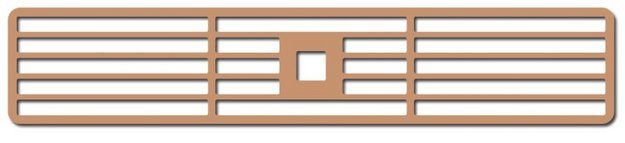 Декоративная решётка для варочных панелей Kuppersbusch DK 8597 (preview 1)