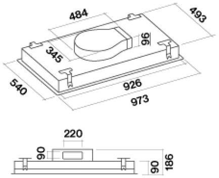 Встраиваемая вытяжка FALMEC STELLA PLUS IS. 90 BLACK (фото 3) Встраиваемая вытяжка FALMEC STELLA PLUS IS. 90 BLACK (preview 3)