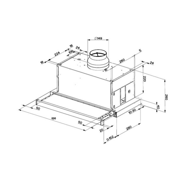 Вытяжка Faber MAXIMA EV8 LED AM/X A90 (фото 7) Вытяжка Faber MAXIMA EV8 LED AM/X A90 (preview 7)