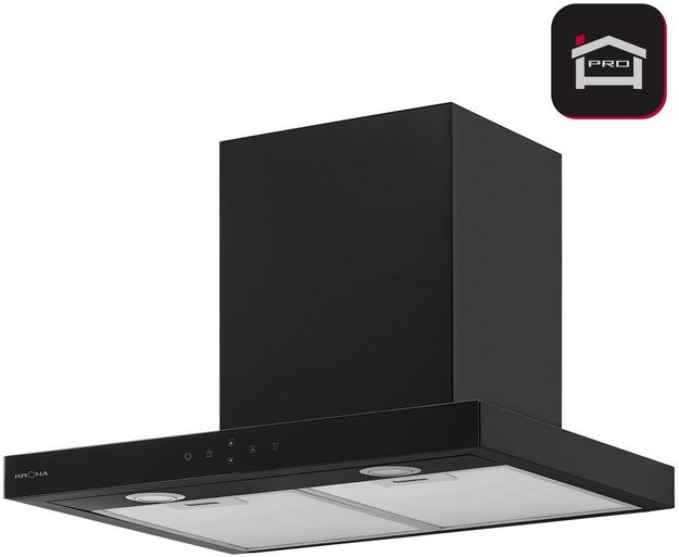 Вытяжка Krona ONYX 600 GLASS BLACK S (фото 1) Вытяжка Krona ONYX 600 GLASS BLACK S (preview 1)